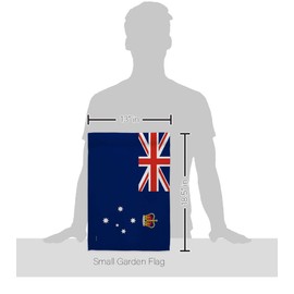 States of Australia Victoria Garden Flag - Set Wall Hanger Regional Territory Tony Couch Sydney Oceania Country Particular Area - House Banner Small Yard Gift Double-Sided Made in USA 13 X 18.5