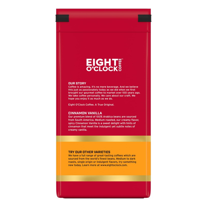 Eight O' Clock Coffee Cinnamon Vanilla, 11 Ounce (Pack of