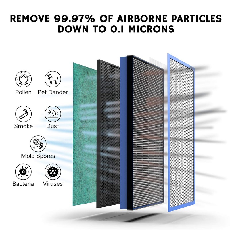 Airthereal H13 HEPA Medical Grade Filter Replacement for Pure Morning