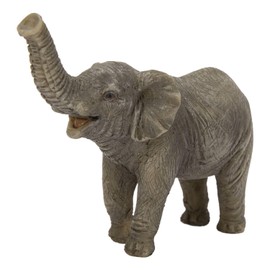 Uvia H24199 Mini Nose Raising Elephant, 2.2 x 0.8 x 1.8 inches (5.5 x 2 x 4.5 cm), Doll, Figure, Figurine, Animal, Garden, Decorative, Realistic, Cute, Elephant