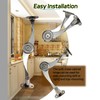 AeKeatDa 4 PCS Heavy Duty Lid Stay Hinges Folding Lid
