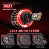 CHUSYYRAY For Chevy Malibu 2004-2012 LED Headlight Bulbs High&Low Beam