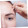 SAFIGLE 4Pcs Stainless Steel Eyebrow Clips Pointed Mouth Eyebrow Tweezers