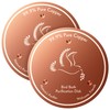 Wtoolfex Bird Bath Copper Disk, 2pcs Reinforced 99.99% Pure Copper