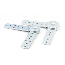 Ouitble Hinges, Pack of 2 Furniture Hinges, Adjustable Angle Hinge, Automatic Reset Function, Hinge Angle Adjuster, Suitable for Sofa, Bed, Cabinet, Deck Chair