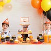 Jiaoiudi Basketball Party Decorations 3 Tier Basketball Cupcake Stand Basketball