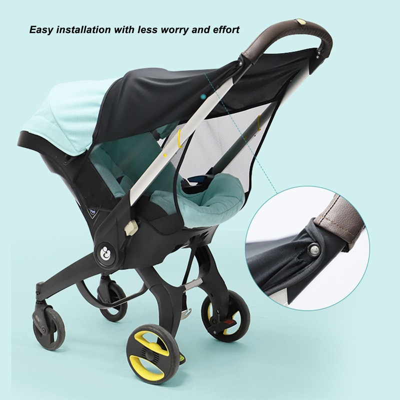 Stroller Sun Shade UV Protection Newborn Jogger Extension Universal Fit