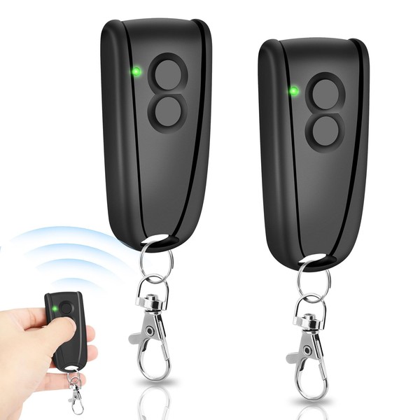 433.92 MHz Remote Control for Garage Door Opener, 2 Channels