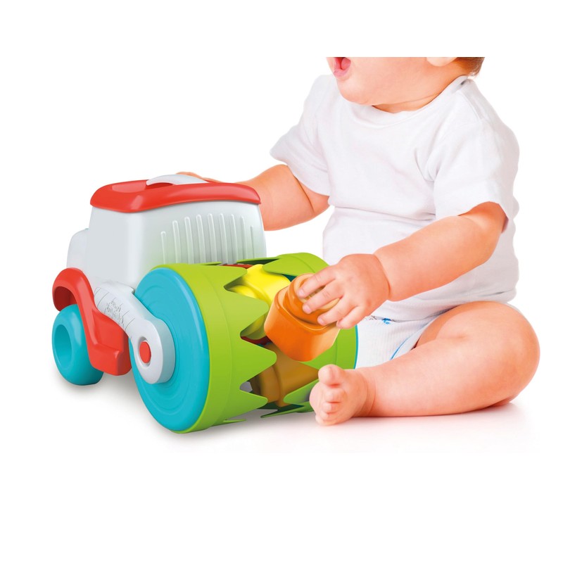 Clementoni Sensory Steamroller Brick Eater Roller 17495