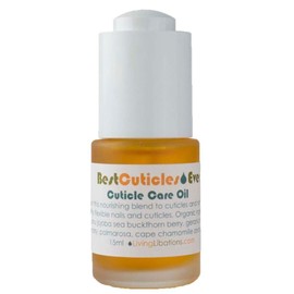 Living Libations - Organic Best Cuticles Ever Cuticle Oil | Natural, Wildcrafted, Vegan Clean Beauty (0.5 fl oz | 15 mL)