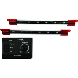 Vision X Lighting HIL-M6R 6" Red LED Light Bar - Pack of 2