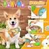 2 Pack Easter Dog Bandana Rabbit Easter Egg Pattern Pet