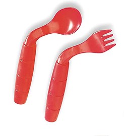 Easie Eaters Fork and Spoon(Style=Left Handed)