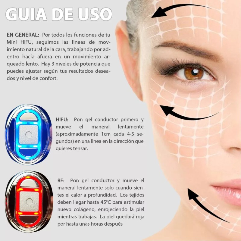 Aqua Aesthetics Mini Hifu V1.0 Radiofrecuencia Ultrasonido Rf Elimina Papada