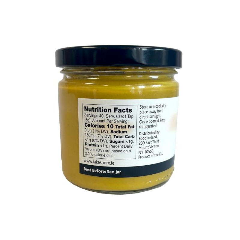 Lakeshore Strong Irish Mustard 7.7 oz. jar