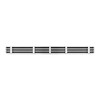 BUILDMART - 72" Linear Slot Diffuser - (3 Slot) Triple