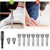 Wjelet 10PCS Drywall Screw Bit Set, Drywall Screw Depth Setter,