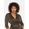 Vivica A. Fox 14 Inch Weave Cap with Layered Straw