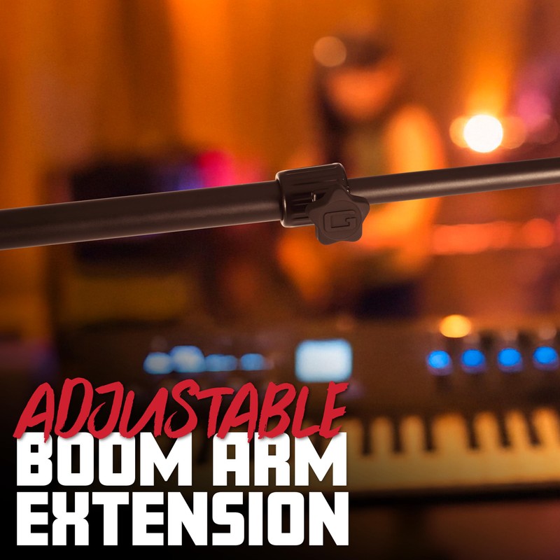 Gator Frameworks Tripod Mic Stand with Boom Arm & Soft