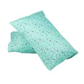 Green Queen Size Pillowcases Set of 2, Floral Printed Cotton Premium Pillow Cases 20"x30"