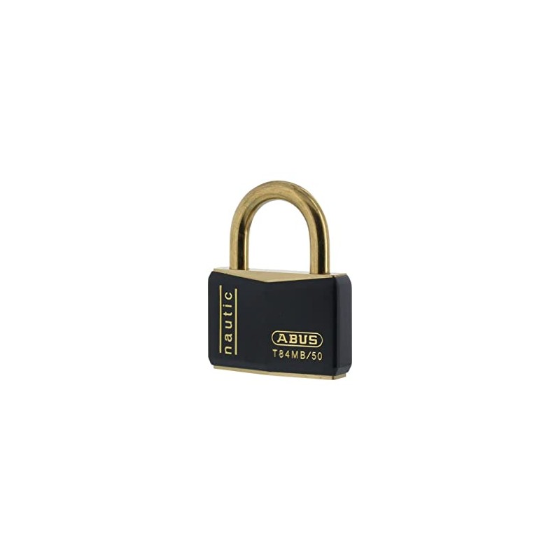 ABUS® T84MB/50 Nautical Brass Padlock with 2 Keys - Solid