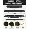 MANUEKLEAR 2-in-1 Weightlifting Belt & Dip Belt with 36.7 IN