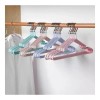 RIVERSOFY Paquete 20 Ganchos Ropa Metalicos Antiderrapantes Color