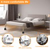 LYIYEYAN 6Pcs Bed Risers, Nonslip Round Furniture Risers, Stable Bed