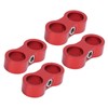 4PCS Hose Separator AN8 Automobile Oil Pipes Fixing Adapter Aluminum
