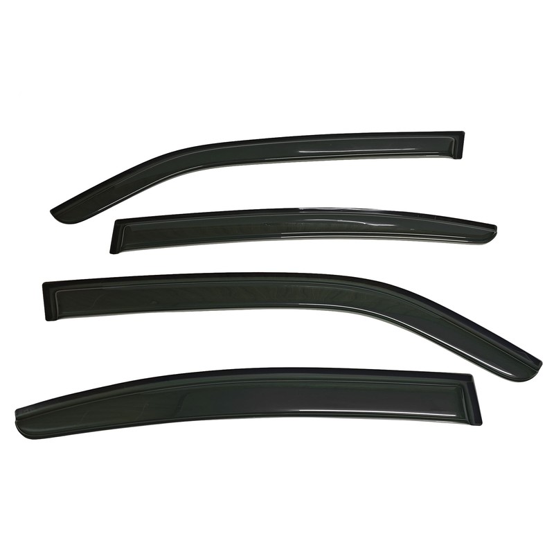 Smoke Tinted Window Visors Vent Sun Shade Rain Wind Guards
