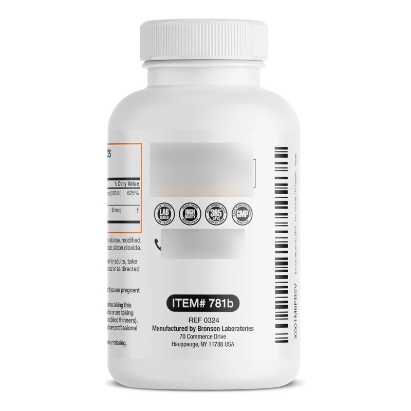Vitamina K2 90mcg D3 5000iu 2en1 120 Caps Deal Eg