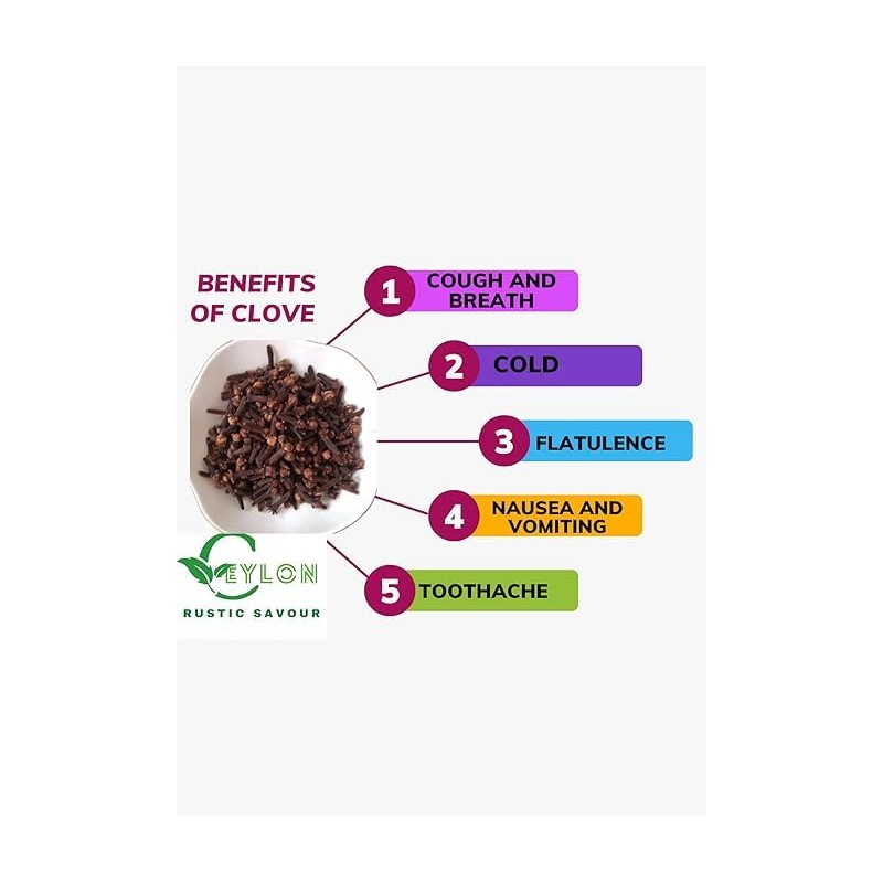 Ceylon Rustic Savour Organic Whole Cloves 3.5 oz – USDA