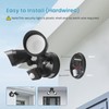 ALUSSO LIGHTING 25W LED Security Light Remote Control 2000lm, 3000K-6500K