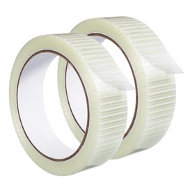 2 Pack Transparent Duct Tape, Heavy Duty Waterproof Tape High Performance Weather Resistant Tapes Industrial Grade Clear Duct Tapes for Residential, Commercial and Industrial Uses (1 in x 22 Yards)