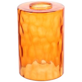 OSALADI Cylinder Glass Lampshade Amber Glass Lamp Shade Simple Glass Lamp Cover for Floor Lamps,Pendant Light