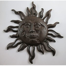 UD Unique Cast Iron Sun Plaque