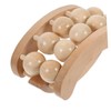 Outanaya 10 Wooden Dual Row Bead Back Massager Portable Manual