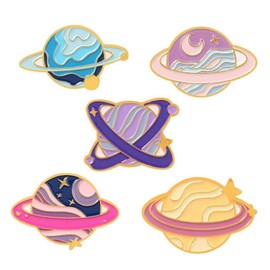 Cute Enamel Pins for Hat, Space Funny Enamel Pins Bulk Backpack Set Cool Cute Button Pins For Jackets/Bags, Novelty Science Cartoon Brooch Lapel Pins Gifts for Classroom Adults, Teens Girls Boys Holiday Gifts