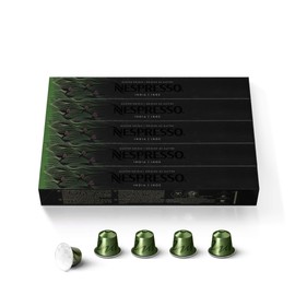 Nespresso Capsules Original Line, India Master Origin, Dark Roast Coffee, 50 Count Coffee Pods
