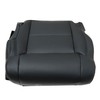 FZJDSD Black Driver & Passenger Side Bottom Microfiber Leather Replacement