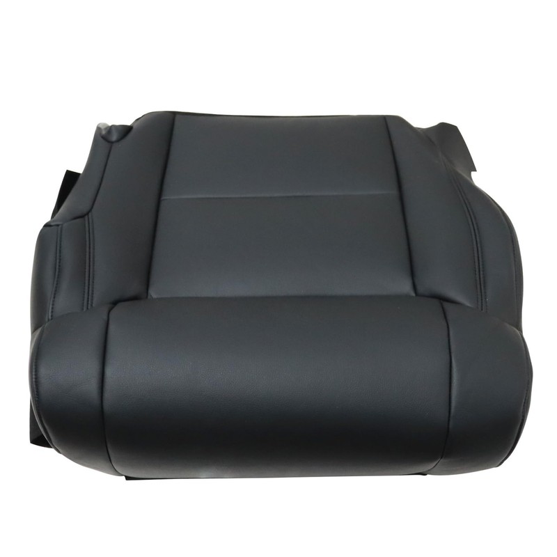 FZJDSD Black Driver & Passenger Side Bottom Microfiber Leather Replacement