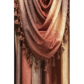 Achim Home Furnishings OMSF144AT6 , Autumn Ombre Scarves, 50 by 144-Inch
