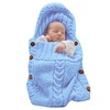 XMWEALTHY Newborn Baby Wrap Swaddle Blanket Knit Sleeping Bag Sleep