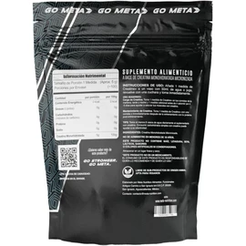 Meta Nutrition Creatina Monohidratada Creatine - 500 Gr, 100 Porciones, con Scoop incluido
