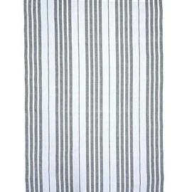 Dexam Love Colour Striped Tea Towel-Slate Grey, 100Percentcotton, One Size