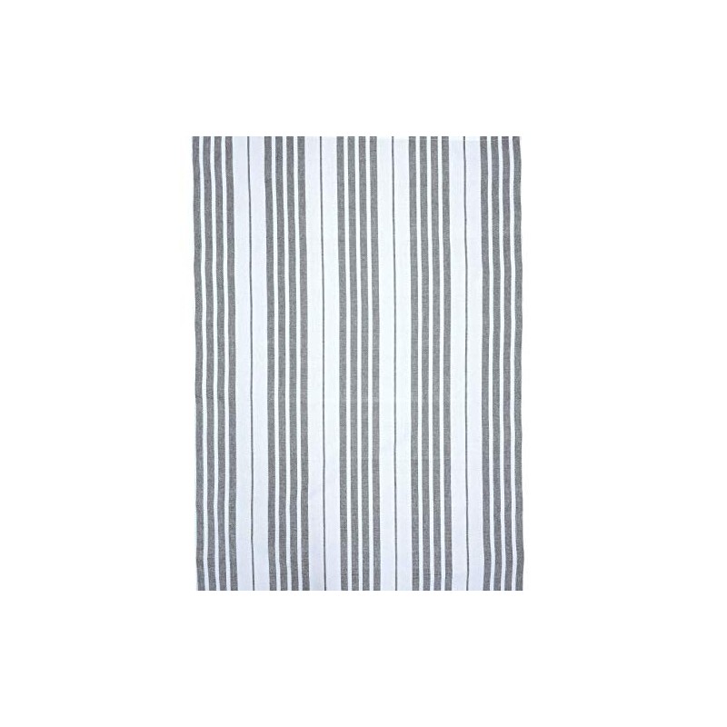 Dexam Love Colour Striped Tea Towel-Slate Grey, 100Percentcotton, One Size