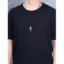 COAI Surfer Necklace Sharpener Pendant, Golden Obsidian, Obsidian