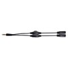 chenyang 3.5mm Stereo Male to Double 3.5mm Female Audio Headphone