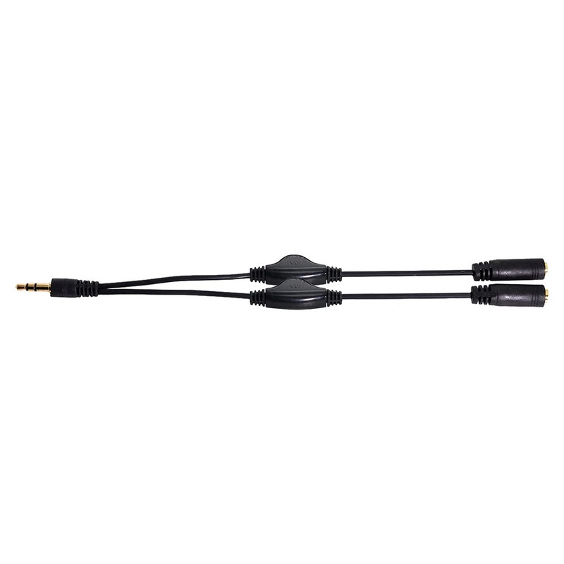 chenyang 3.5mm Stereo Male to Double 3.5mm Female Audio Headphone