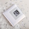 Kusso White Wedding Photo Album Luxury Pearl White with Silver